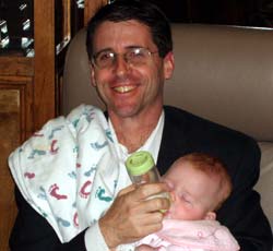 Baroff and daughter