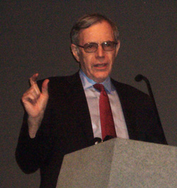 Foner lecturing