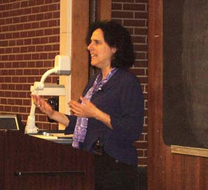 Dr Green lecturing