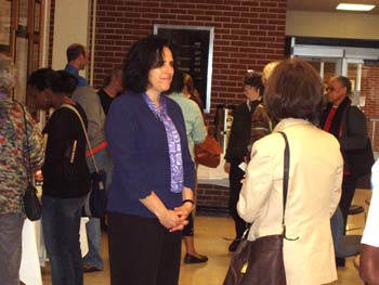 Dr Green at reception