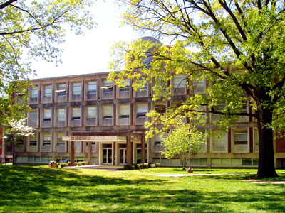Mitchell Hall with old canopy