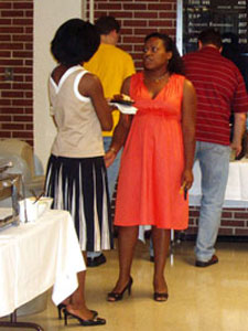 Latosha Parrish and friend