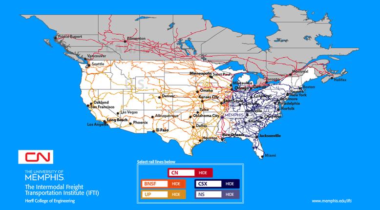 Map the Railroads
