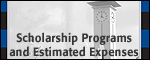 scholarship programs and estimated expenses