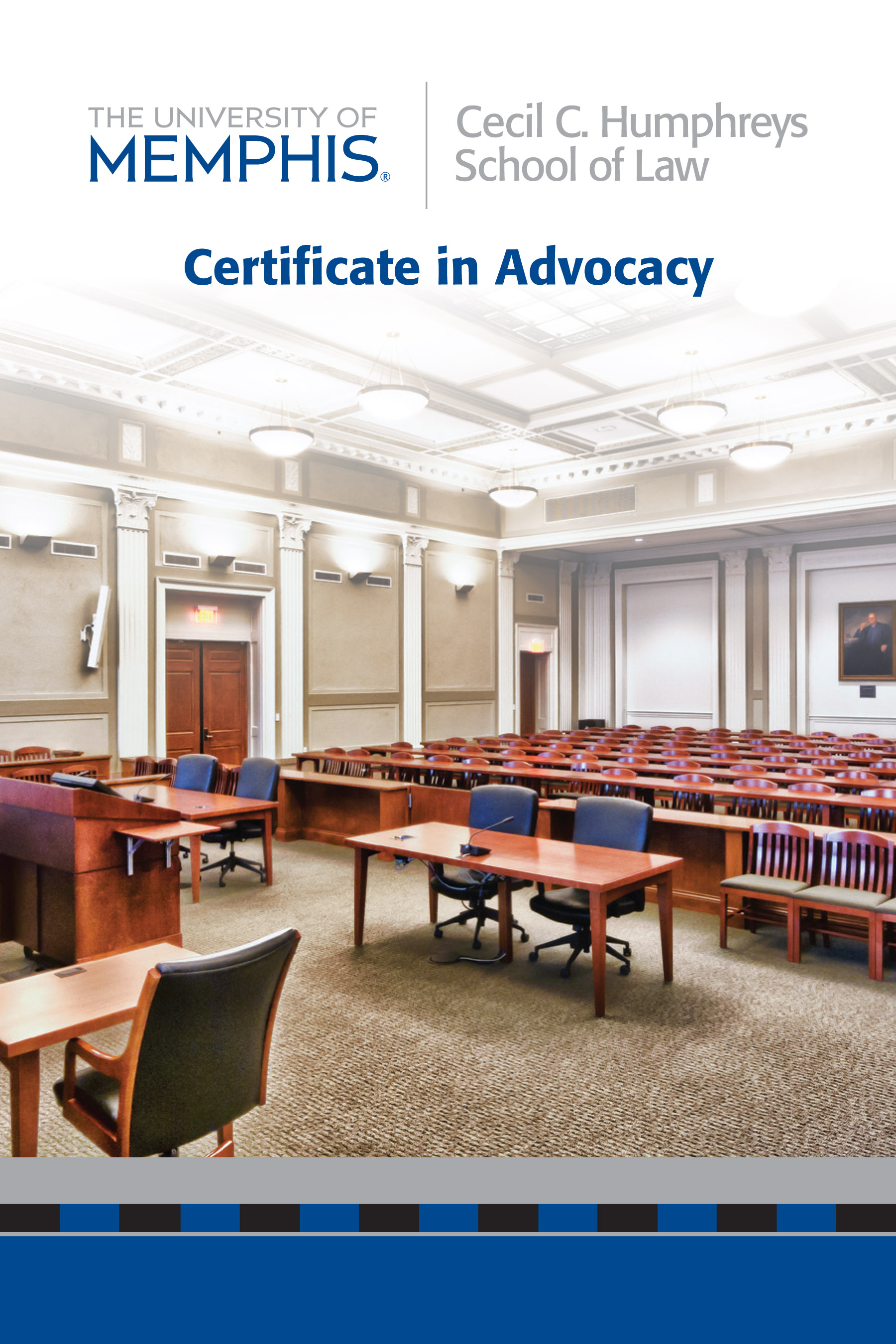 Advocacy Certificate School of Law University of Memphis