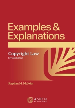 Examples & Explanations: Copyright Law plain red with golden yellow letters with aspen books symbol
