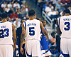 Rose, Anderson, and Dorsey on the court.