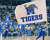 The Tigers flag waves proudly.