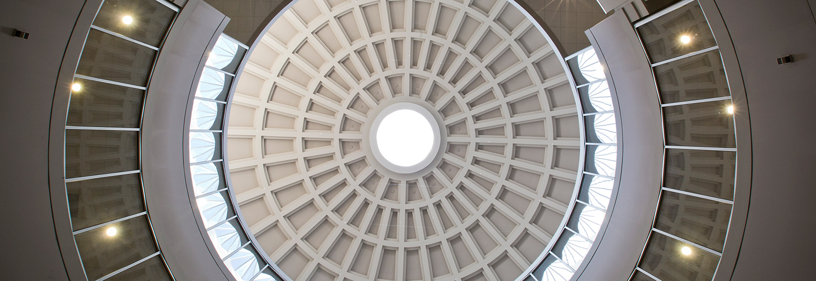 Ceiling in McWherter Llibrary Rotunda