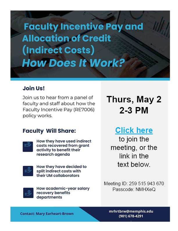 Faculty Incentive Pay and Allocation of Credit Workshop