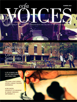 Cover art for Summer 2012 issue of Voices