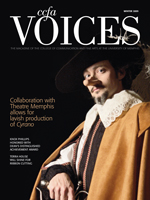 Cover art for Winter 2009 issue of Voices