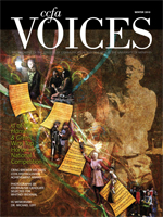 Cover art for the Winter 2010 issue of Voices