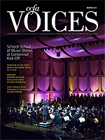 Cover art for the Winter 2012 issue of Voices