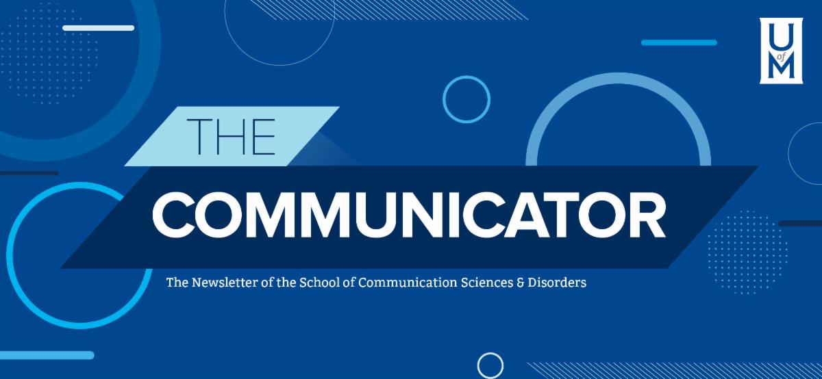 "The Communicator" Newsletter cover photo