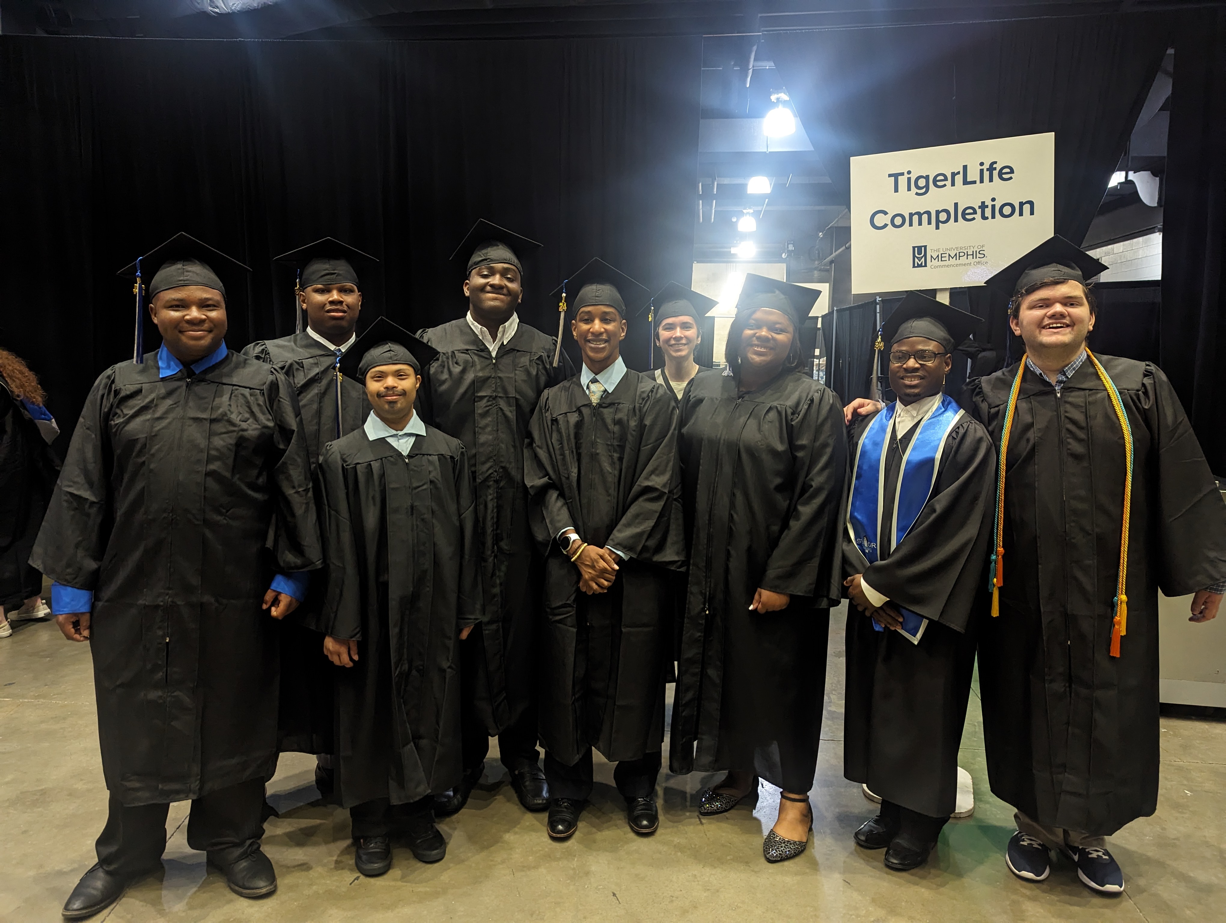 TigerLIFE students at 2024 commencement