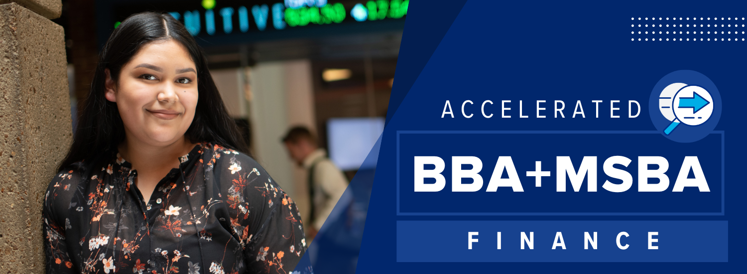 Accelerated BBA + MSBA in FInance