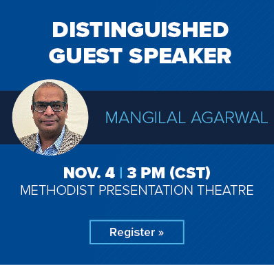 Distinguished Guest Speaker | Agarwal Nov. 4 | 3 PM 