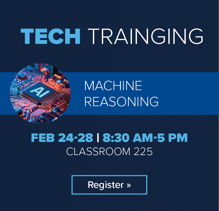 Tech Training | Machine Reasoning | Feb 24-28