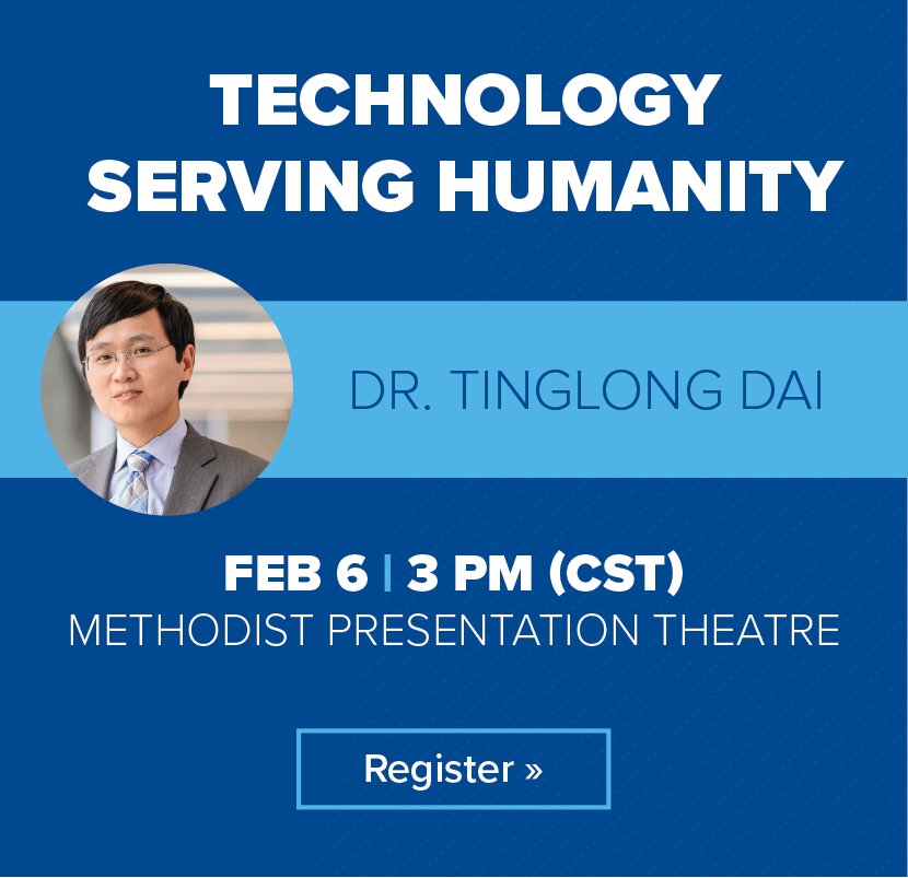 Technology Serving Humanity Speaker | Dr. Tinglong Dai | Feb 6