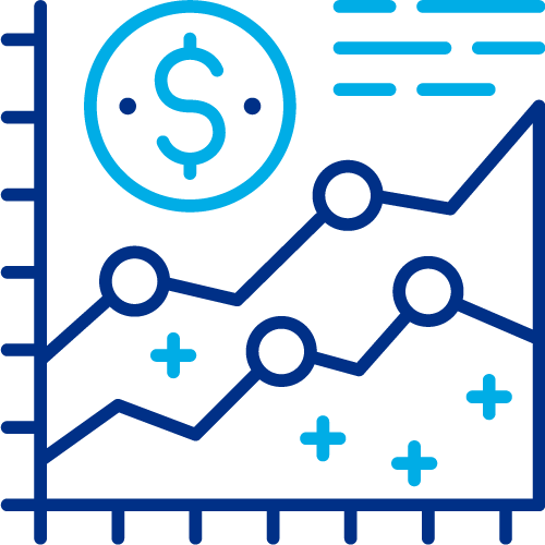 money graph icon