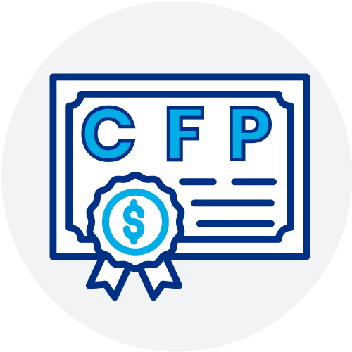 icon: CFP certificate