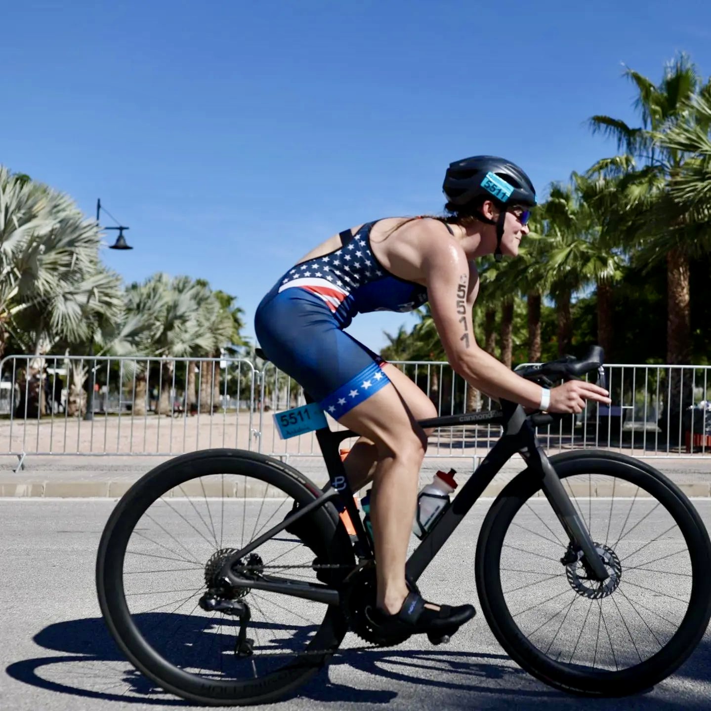 Melissa Puppa on bike