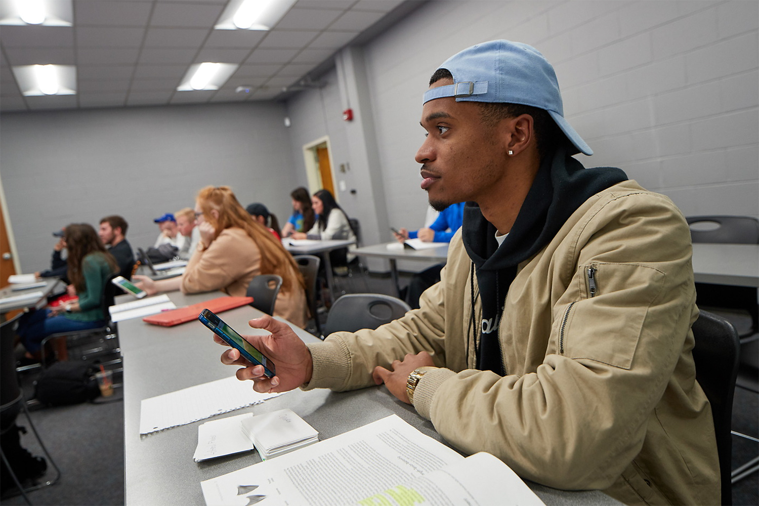 Students in classroom