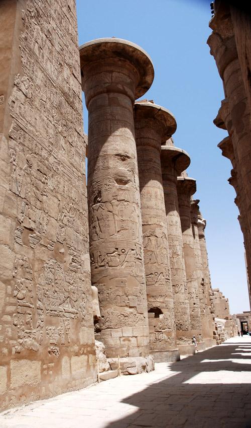 Hypostyle hall, Egyptian Architecture, Columns & Pillars