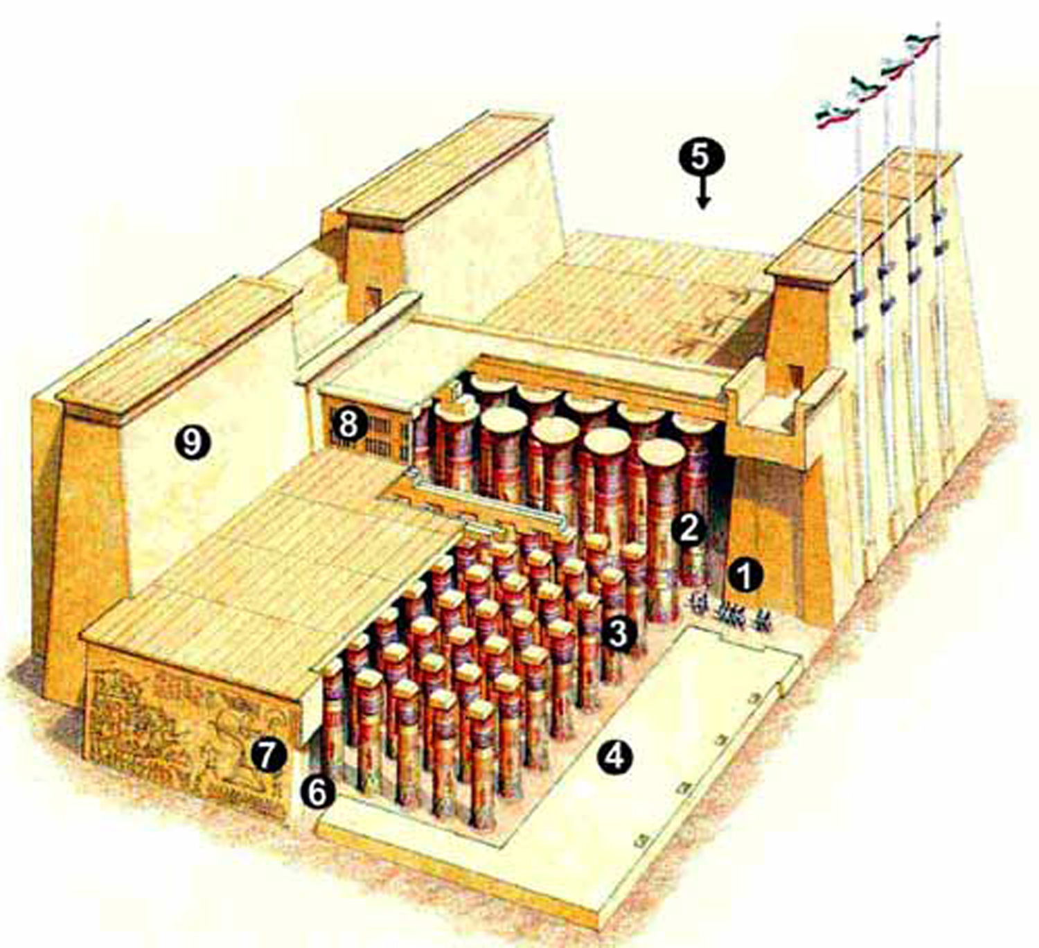 temple of amun at karnak hypostyle hall