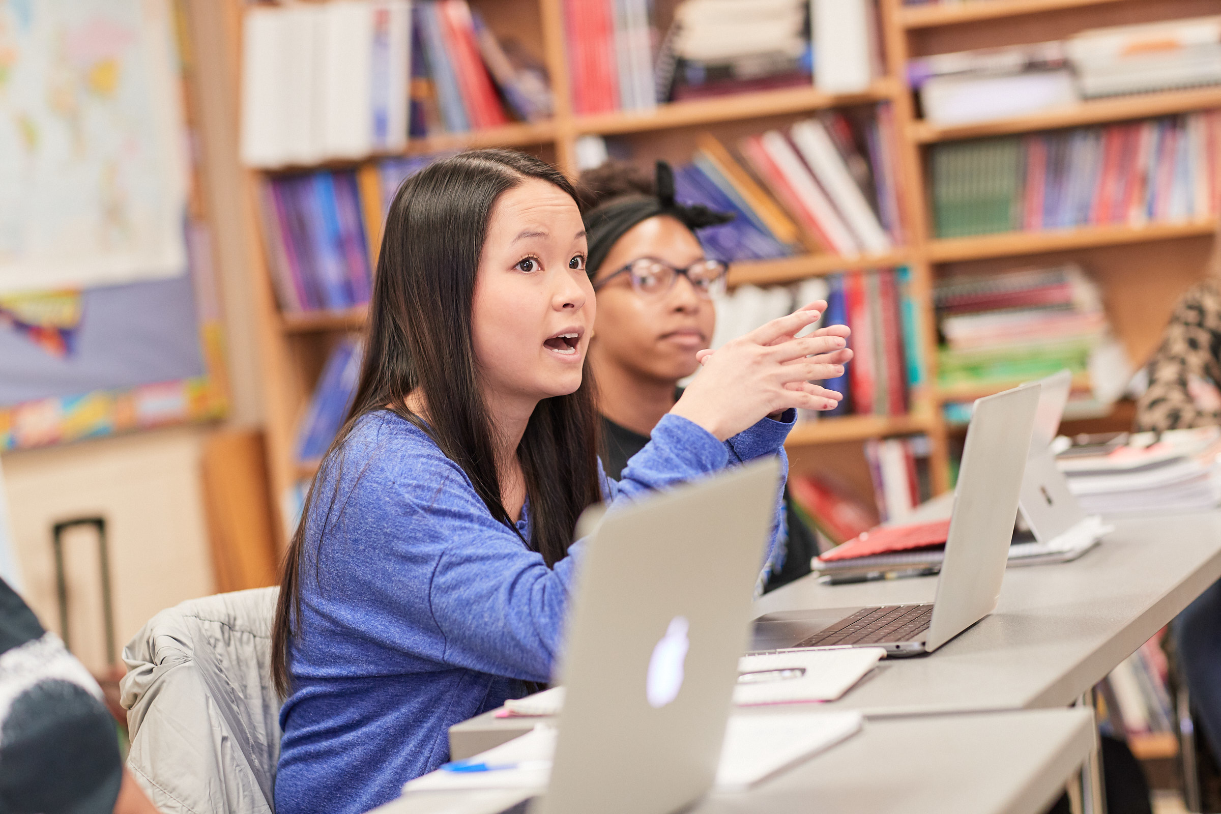 Students in the classroom