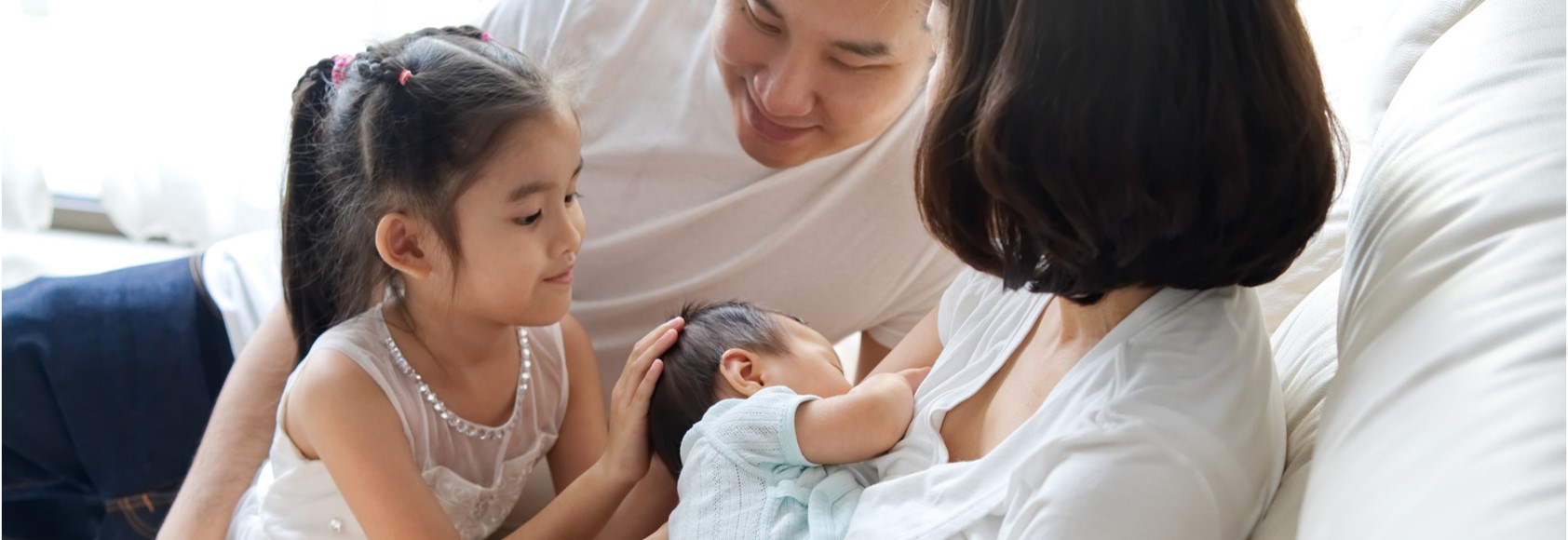 Family and Breastfeeding Baby