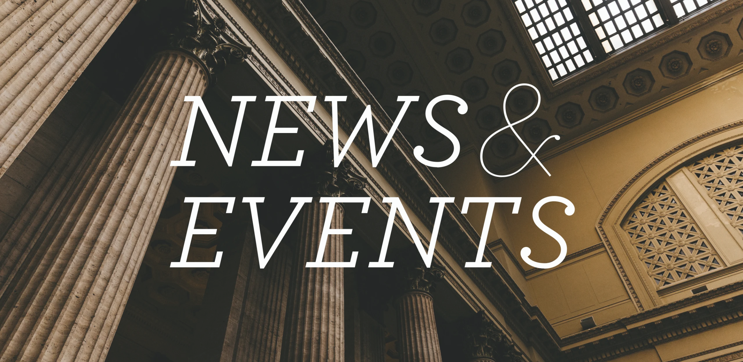 news and events header