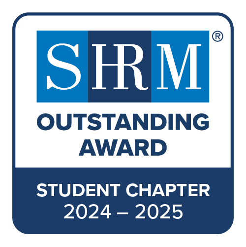 UofM SHRM Student Chapter receives a Superior Merit Award for the 2024-2025 season. SHRM Merit Award