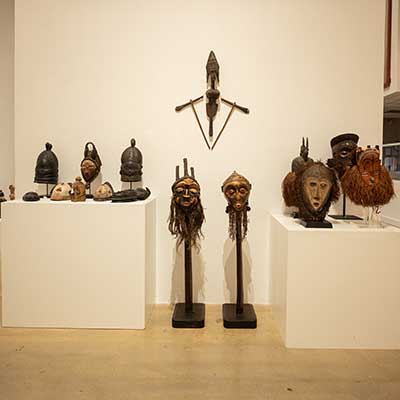 Display of African art