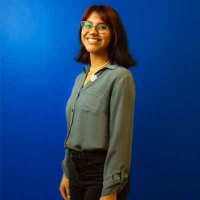 UMRF student smiling at camera