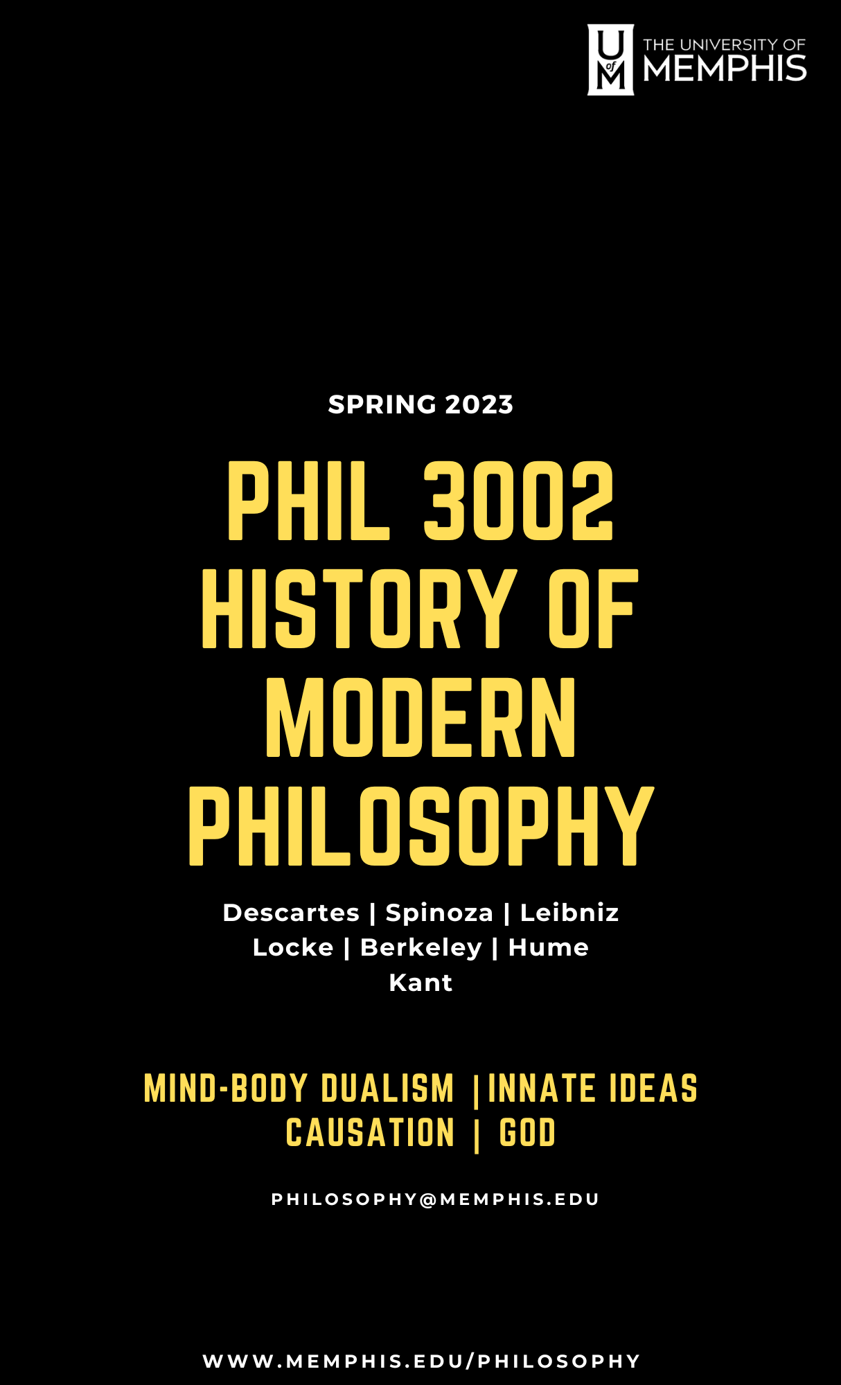 poster for Modern philosophy