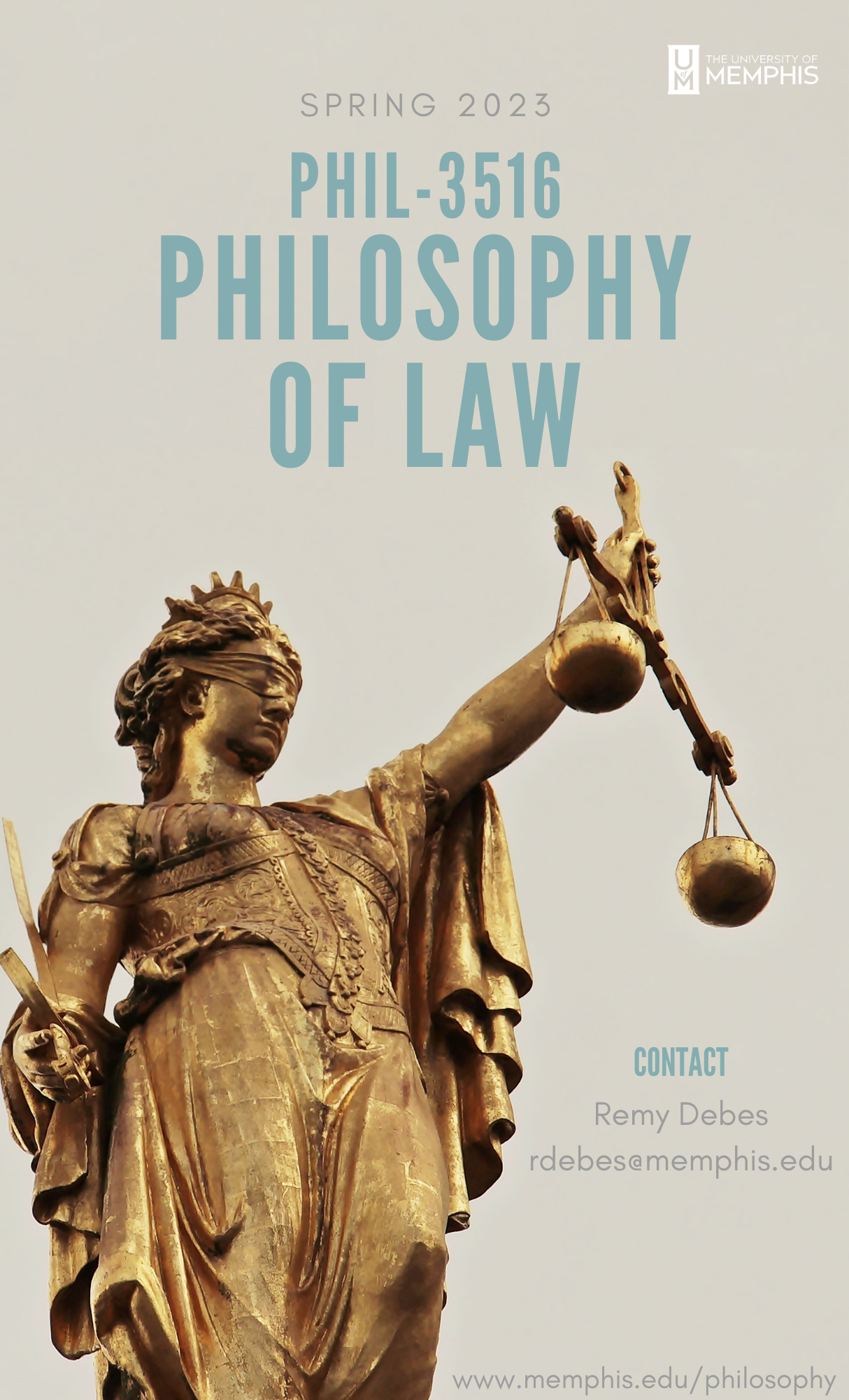 poster for philosophy of law