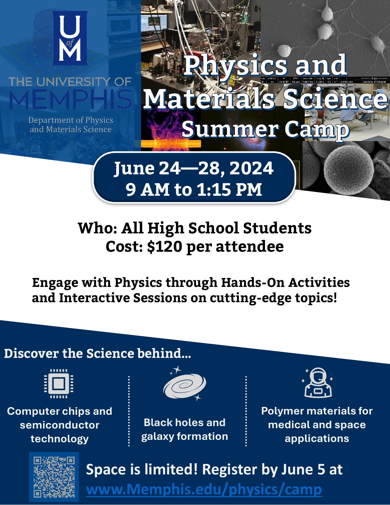 Physics and Materials Science Summer Camp