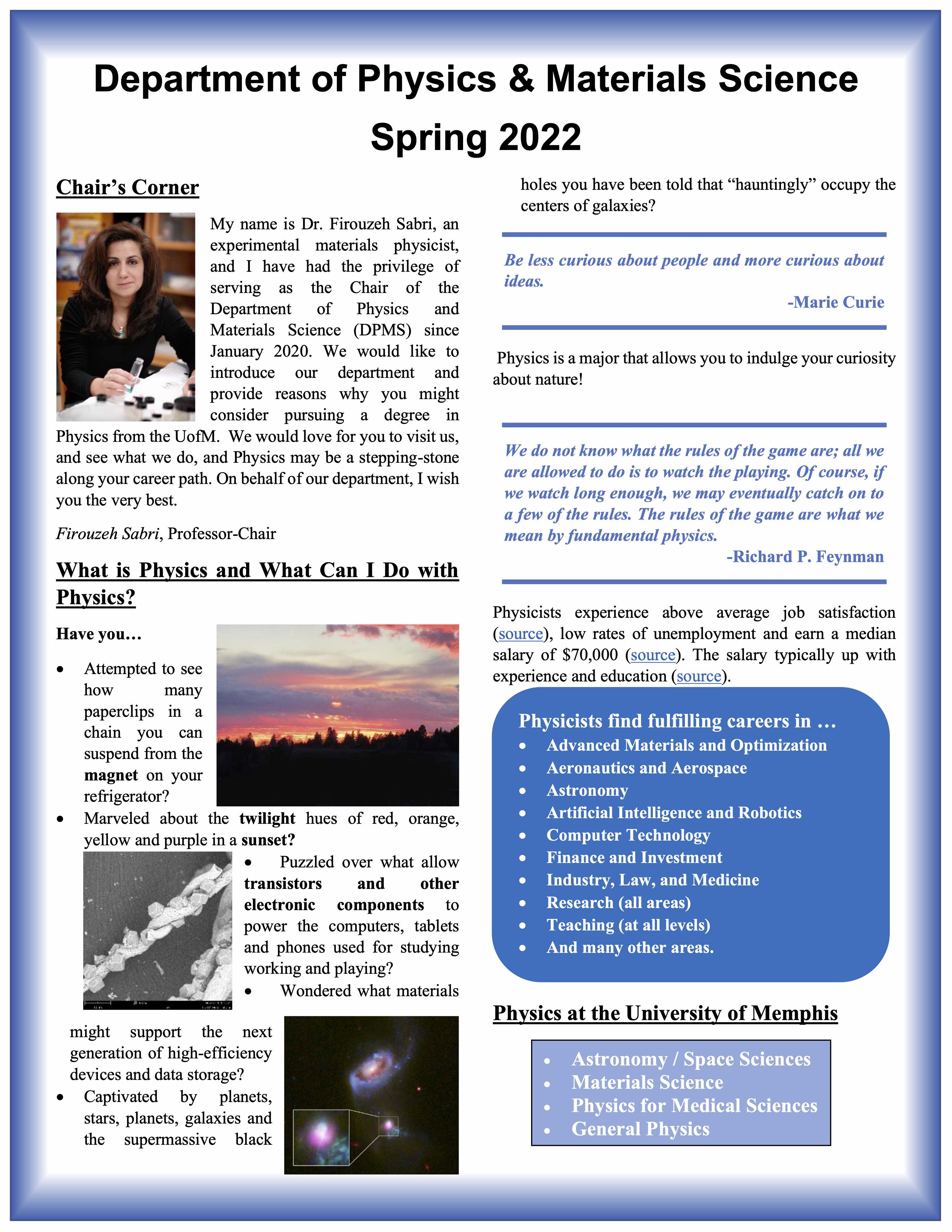 Student Newsletter 2022