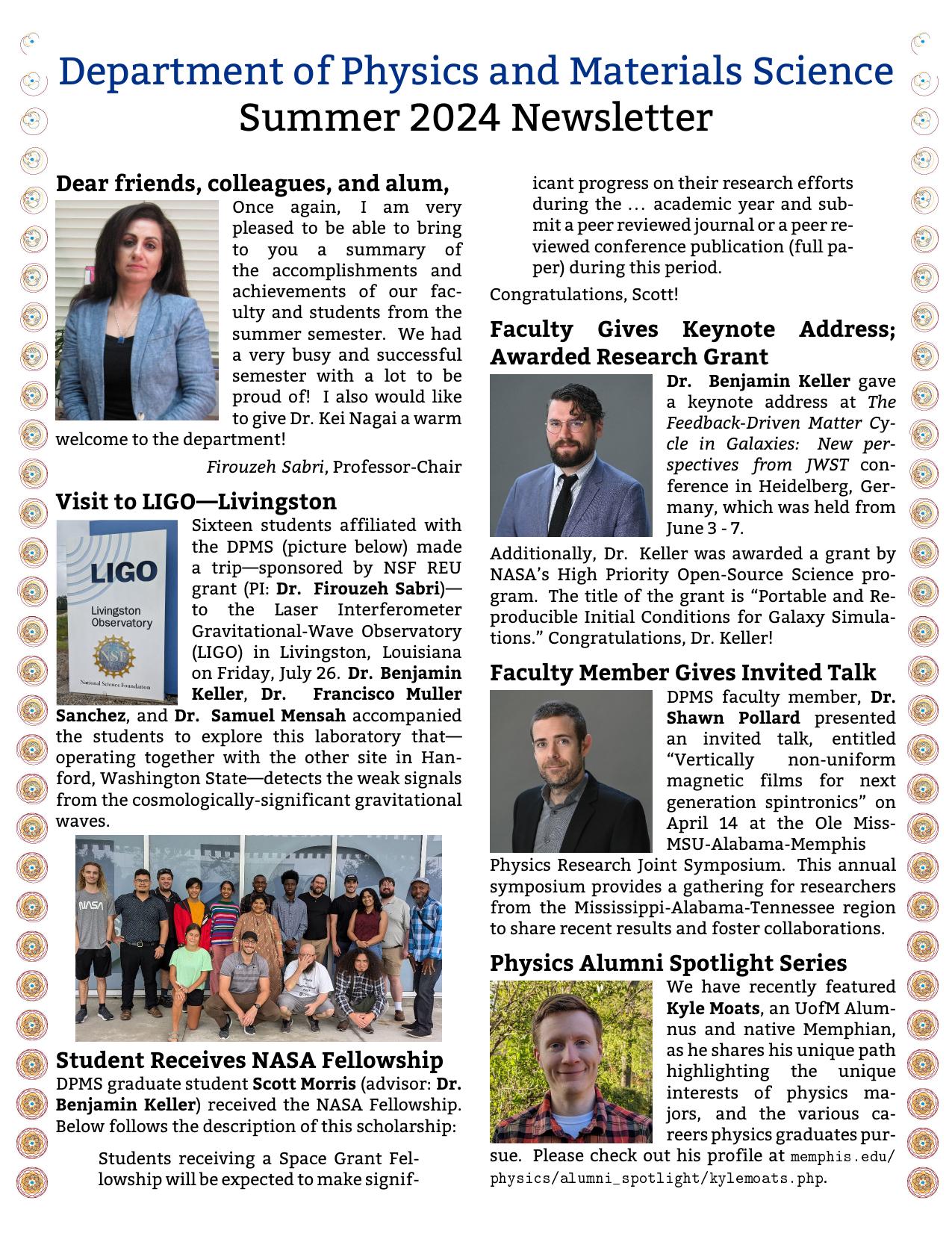 Summer 2024 Newsletter