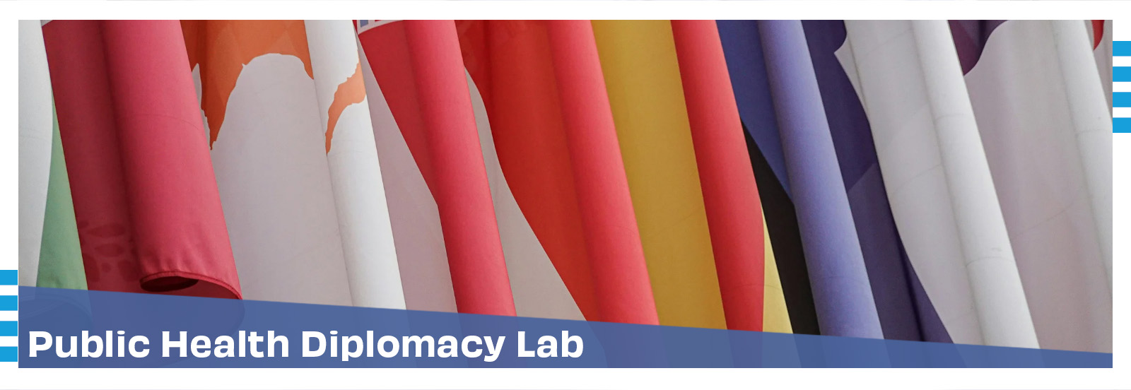 Public Health Diplomacy Lab - Flags of various countries