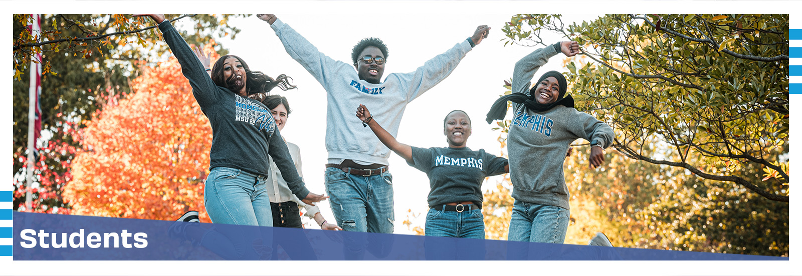 Students: Students jumping with joy