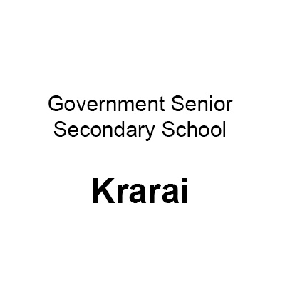 Logo Government Senior Secondary School, Krarai, India