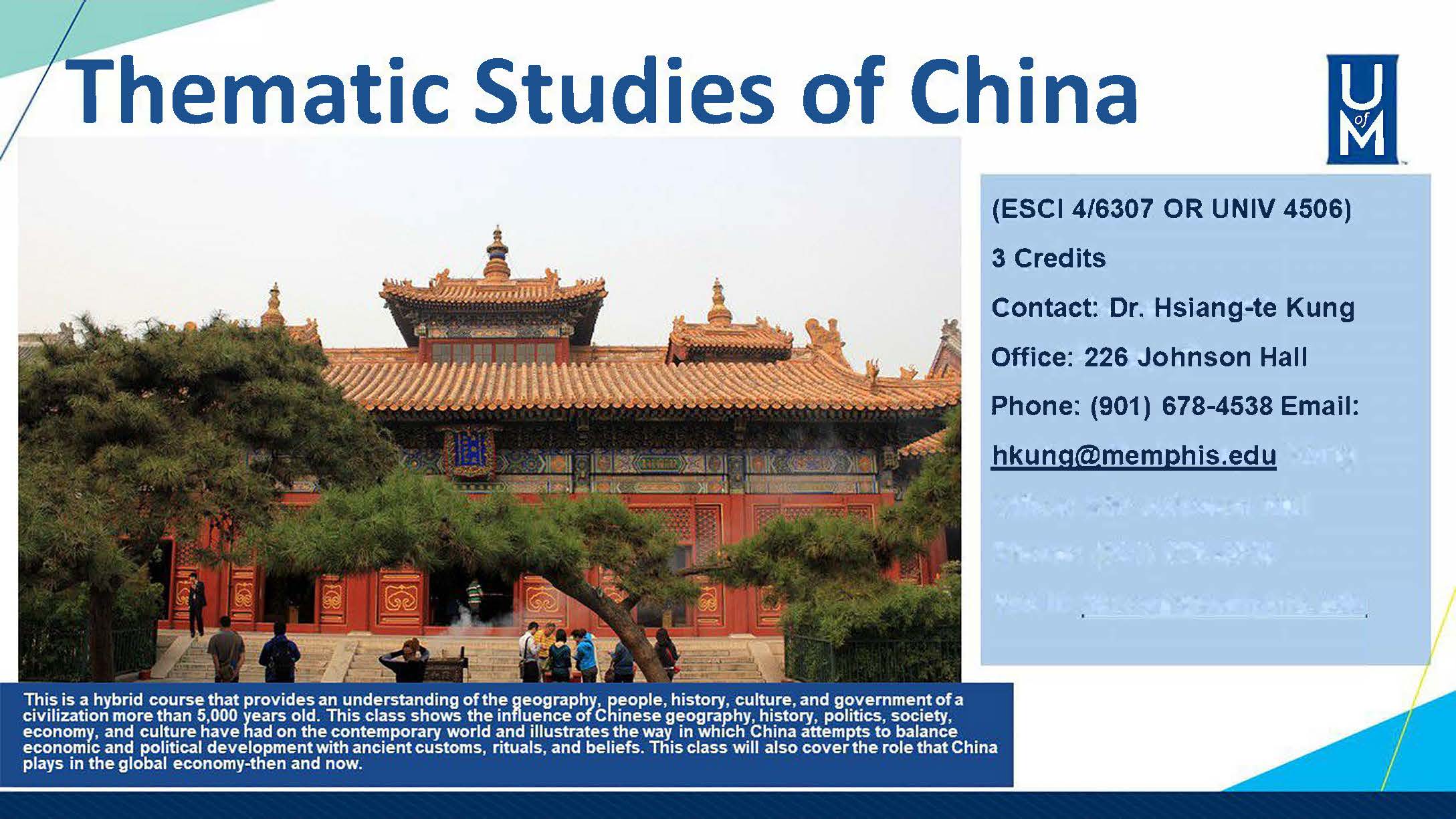 Thematic Studies of China