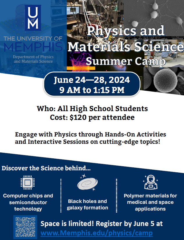 Physics Summer Camp Flyer