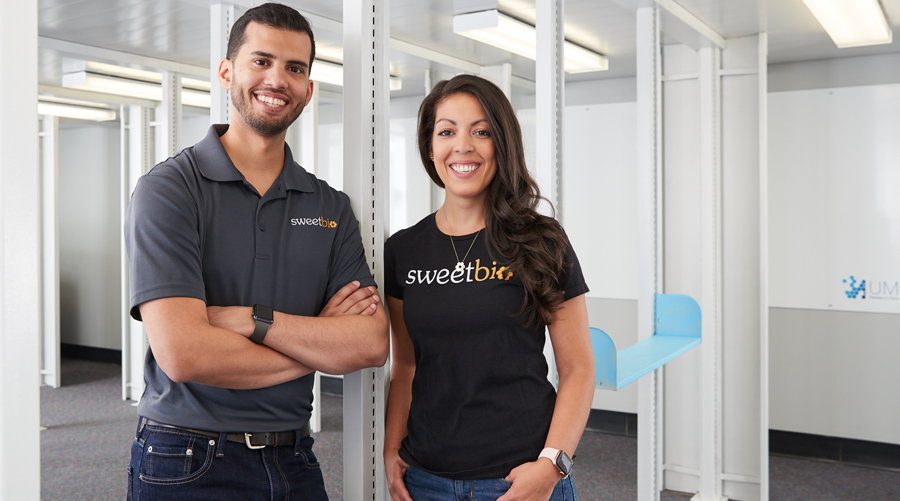 SweetBio founders, Isaac Rodriguez and Kayla Rodriguez Graff